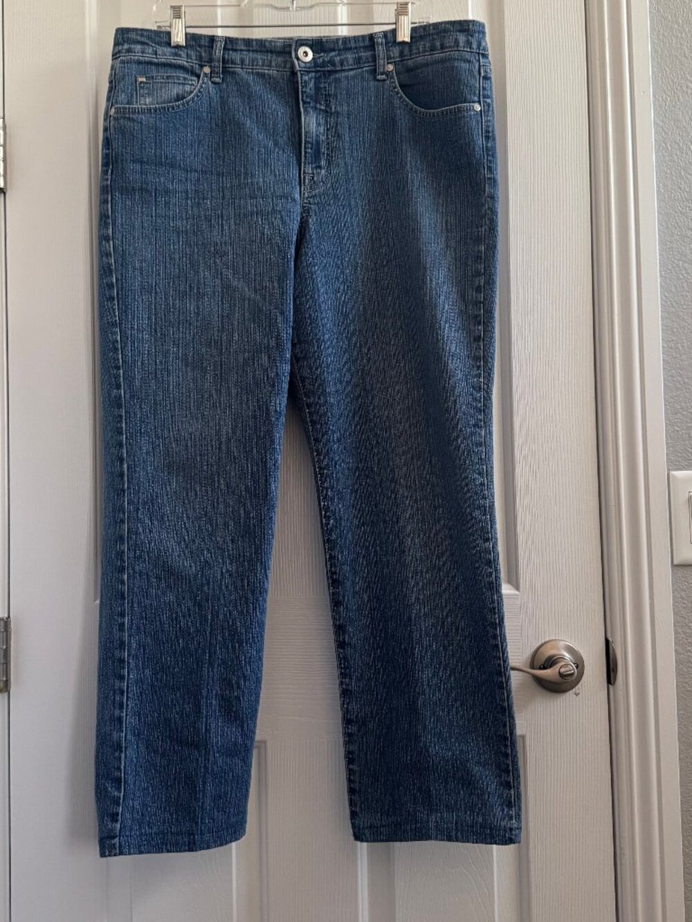 BandolinoBlu Jeans Medium Blue Denim Mandie Classic Fit Jeans Size 16